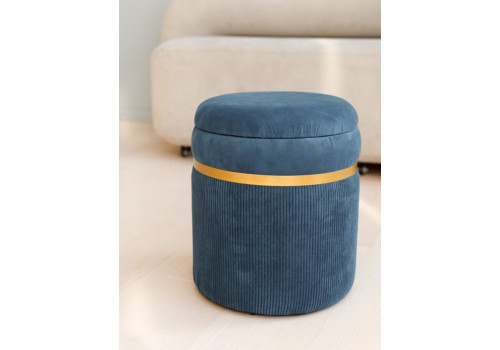 Пуф Лакси  (350*350*400) Синий, 13725