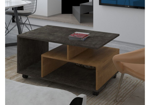 Стол журнальный №2, Честер (900*550*450) Риббек Натуральный, 60508