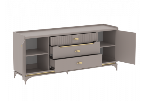 Доп.крышка на комод широкий, Сиде (1768*396*16) Мокко, 12625