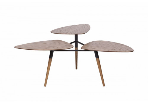 Стол журнальный Флорэ каркас Дуб натуральный, Флорэ (820*820*540), ФР-00011288/1