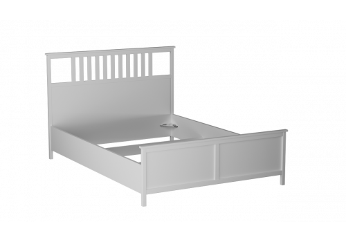 Кровать 1400 NEW, Фрея (1500*2092*1104) Белый, 12524