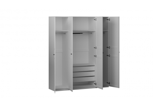 Дополнительные ящики в 4-х дверный шкаф, Фрея (884*490*646) Белый, 12514