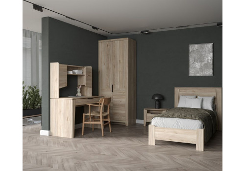 Кровать  900, Юта (1122*2130*1004) Дуб Мария, 12205