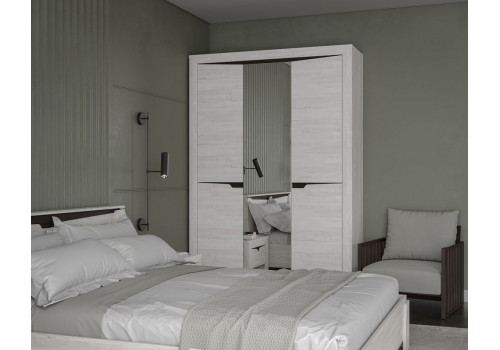 Шкаф 3-х дверный 2200 Prime, Гарда (1520*520*2200) Дуб Винтерберг, 12409