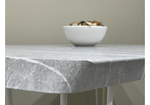 Крышка обеденного стола, Дублин (1250*750*32) Торос Грей, 70508