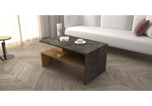 Стол журнальный №1, Честер (900*550*450) Риббек Натуральный, 60507