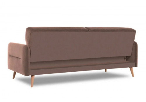 Диван HYGGE  с подушками (Велюр Priority 205) (2060*900*860) Бежевый, 36695