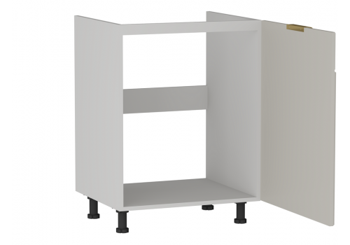 Стол под мойку СМ-60, Берта (600*525*820) Светлый Мокко, 22918