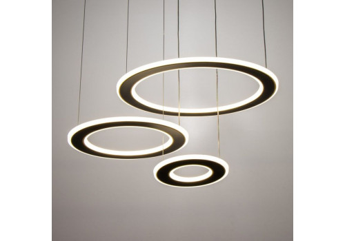 Люстра 2679/3 LED  200Вт 3000-6000К  (60*60*33) Черный, 7514748
