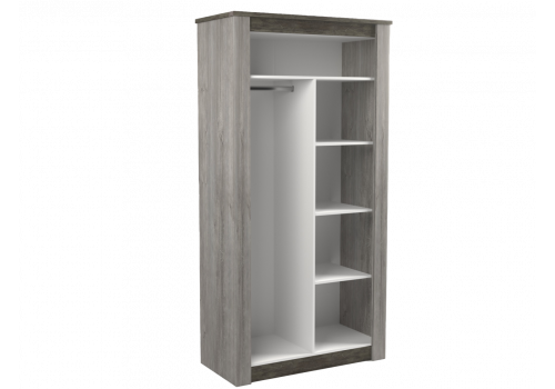 Доп. средник в 2-двер.шкаф, Денвер (523*500*1706) Белый, 11744