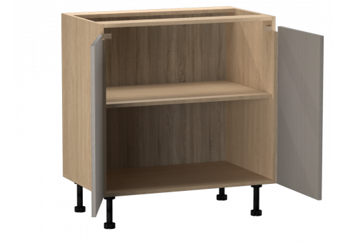 Стол  С-80, Женева (800*520*870) Дуб Палермо/Серый камень , 22014