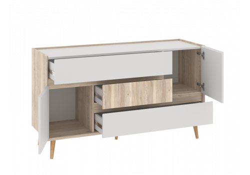 Комод, Аврора (1400*453*809) Дуб Мария/Кашемир, 12704