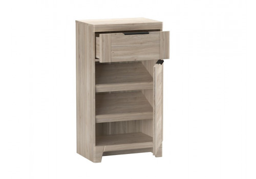 Тумба высокая узкая, Юта (543*377*1000) Дуб Мария, 50605