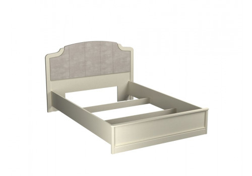 Кровать Люкс 1400, Сиена (1594*2110*1090) Береза бежевая, 12308