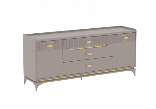 Доп.крышка на комод широкий, Сиде (1768*396*16) Мокко, 12625