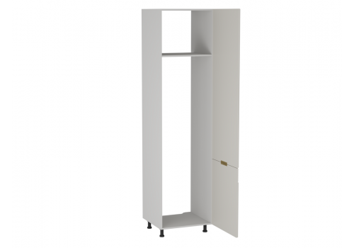 Шкаф-пенал 960 ПХ-60, Берта (600*571*2406) Светлый Мокко, 22937