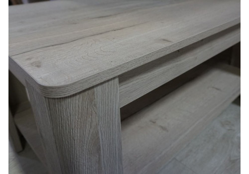 Стол журнальный, Кёльн-2 (900*550*450) Дуб галифакс белый, 60402