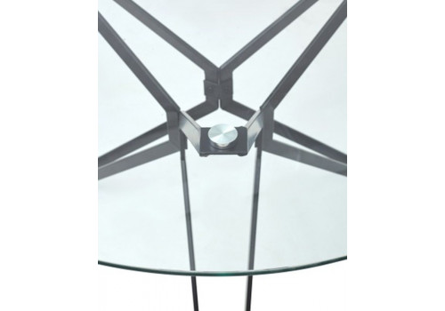 Стол VENETO прозрачное стекло (XS-DT003) (1100*1100*750), 2330