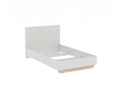 Кровать 1200, Аврора (1266*2063*1004) Дуб Мария/Кашемир, 12706