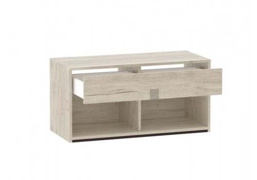 Тумба 900 ПМ-6 низкая, Мале (900*384*444) Дуб галифакс белый, 50505