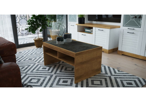 Стол журнальный №3, Честер (868*520*450) Риббек Натуральный, 60509