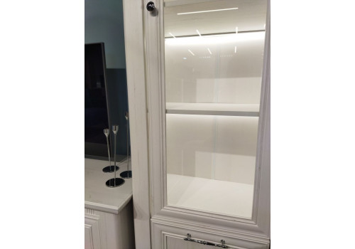 Пенал со стеклом, Клер (746*458*2054) Сосна Андерсен, 31501