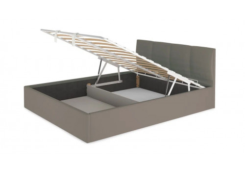 Кровать  1800x2000*850 +п/м+настил (Энигма 08), ФИБИ Серо-бежевый, 0107010241672