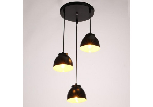 Люстра подвес  4111/3 3х40Вт Е27 (135*135*105) Черный, 6244453