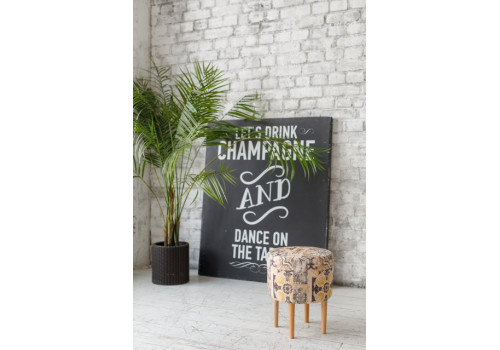 Пуф Лекко Сиена  (35*35*42) Коричневый, 13546