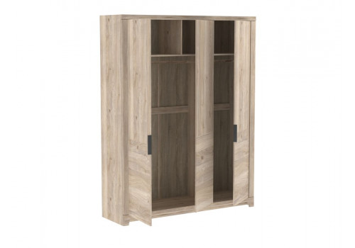 Шкаф 3-х дверный широкий глухой, Юта (1814*519*2300) Дуб Мария, 12214