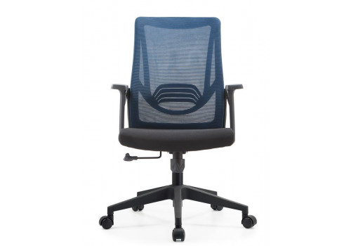 Кресло офисное,вращающееся LJ-2201В BLUE+BLACK  (610*500*1070), LJ-2201В BLUE+BLACK ИМП