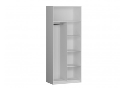 Доп. средник в 2-двер.шкаф, Фрея (426*500*1686) Белый, 12529