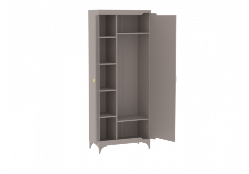 Шкаф для одежды 2-дверный, Сиде (800*402*2006) Мокко, 32004