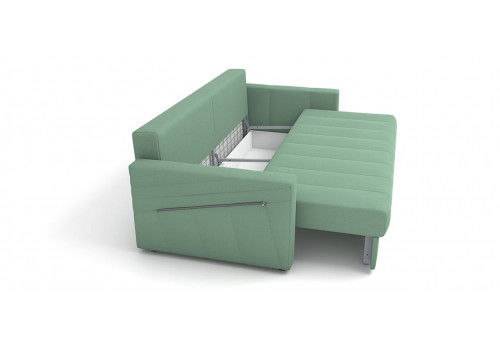 Диван Даллас  еврокнижка ткань Romano cream (2220*1040*900) Бежевый, 56554