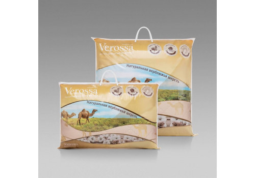 Подушка 70*70 см Верблюжья шерсть стеганая, Verossa Бежевый, 170920