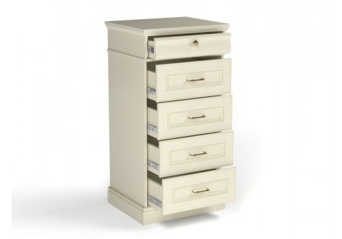 Комод  высокий, Сиена (550*469*1097) Береза бежевая, 12304
