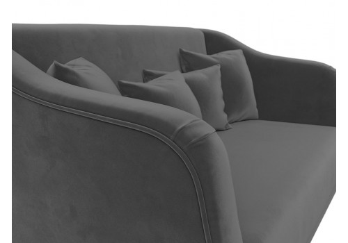 Кухонный диван Киото прямой (1530*810*920) Серый, 113074