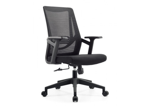 Кресло офисное,вращающееся LJ-2201В BLACK (610*500*1070), LJ-2201В BLACK ИМП