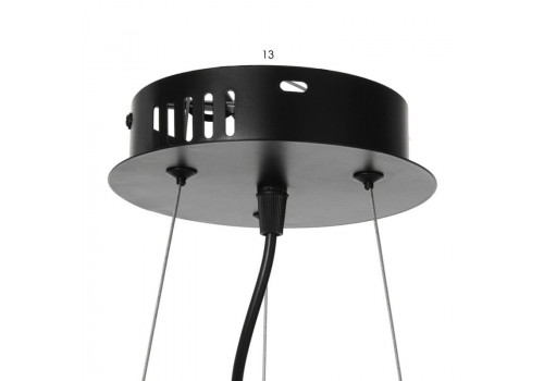 Люстра 2618/3  E27 40Вт черный 40x40x118 см (40*40*118) Черный, 7517308