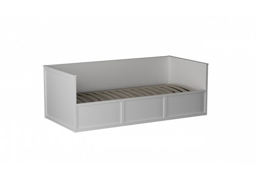 Кровать 900 с подъемным механизмом, Фрея (2082*990*744) Белый, 12523