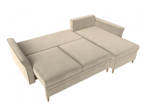 Диван София  угловой правый  (2250*1500*900) Бежевый, 31593