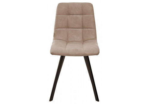 Стул модель SQUARE серо-бежевый винтаж RU-09/каркас черный, CHILLI (460*550*890), 629M04863