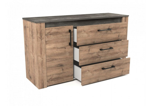 Комод, Денвер (1300*435*750) Дуб Веллингтон, 11803