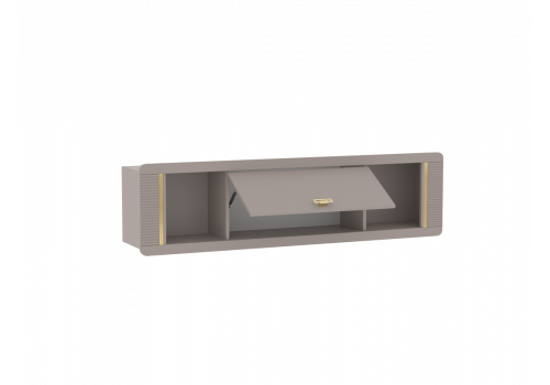 Шкаф навесной, Сиде (1600*272*422) Мокко, 32007