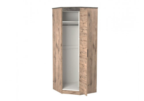 Шкаф угловой 2300, Денвер (879*879*2300) Дуб Веллингтон, 11828