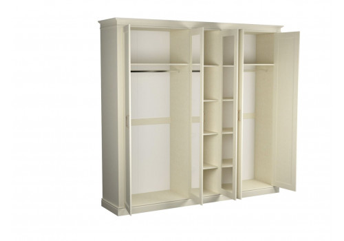 Шкаф 5-дверный, Сиена (2473*548*2300) Береза бежевая, 12337