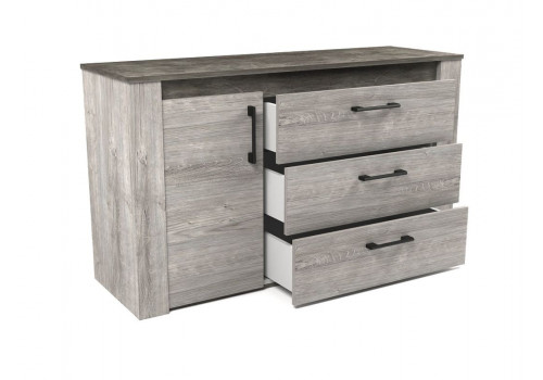 Комод, Денвер (1300*435*750) Риббек серый, 11703