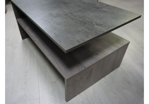 Стол журнальный №1, Честер (900*550*450) Риббек серый, 60504