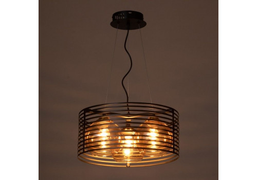 Люстра 2618/3  E27 40Вт черный 40x40x118 см (40*40*118) Черный, 7517308