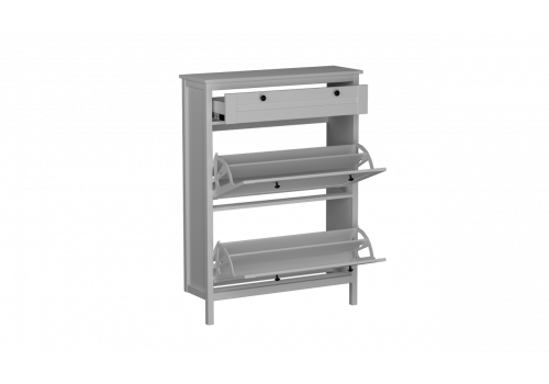 Тумба под обувь высокая, Фрея (932*291*1273) Белый, 50709